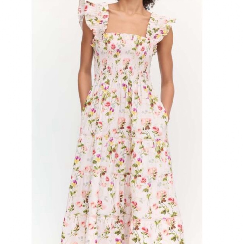 NEW Hill House Ellie Nap Dress. Pink Bluebonnet. S. NWT - Picture 5 of 8